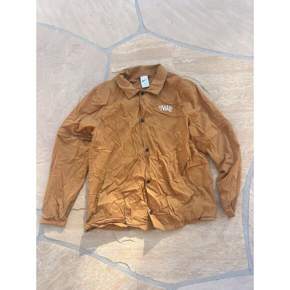 Nike Mens Sz Large Storm Fit Convertible Golf Jacket DESERT BRONZE DH1272-241 - Picture 3 of 6